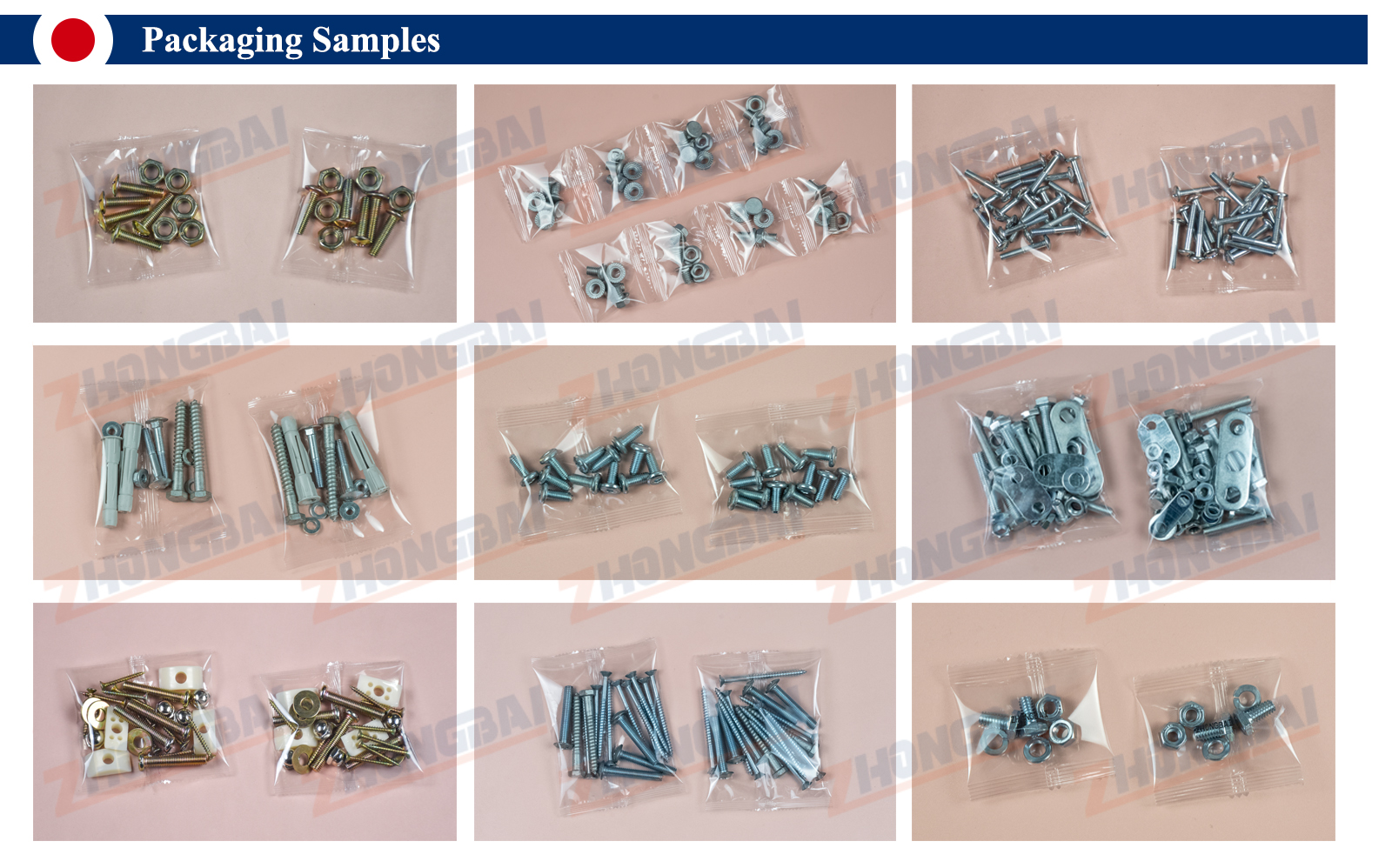 Bolt Sorting Bagging Machine