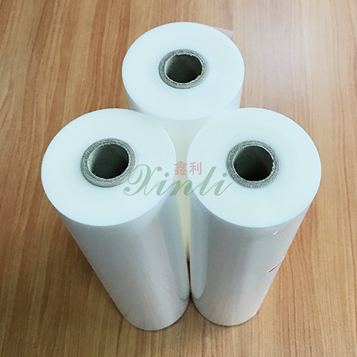 Super sticky hot digital laminating film rolls especially for heavy silicon oil printing