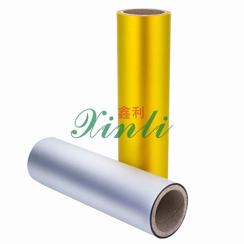 Silver and Gold soft touch film for high-end package luxury package