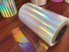 BOPP Holographic Thermal lamination film Transparent/Metallized Laser for gift box