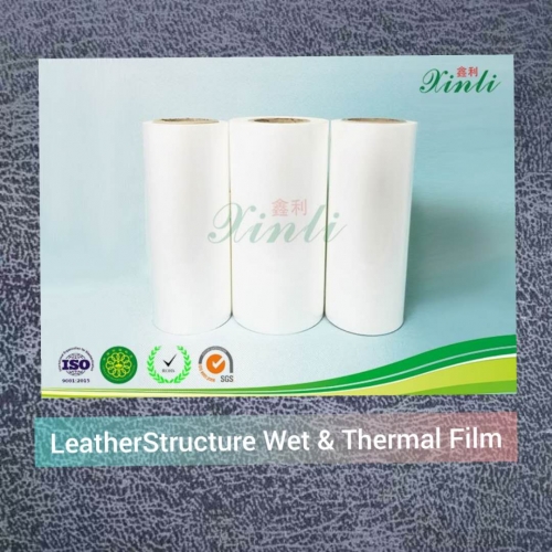 Leather Structure Wet & hot Thermal Film for photo album| wedding card | Paper Bags