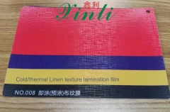 lamination film with special treatment