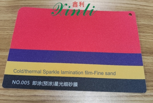 Cold/thermal Sparkle lamination film-Fine sand