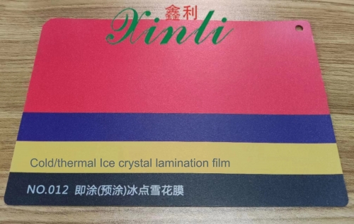 Cold/thermal Ice crystal lamination film