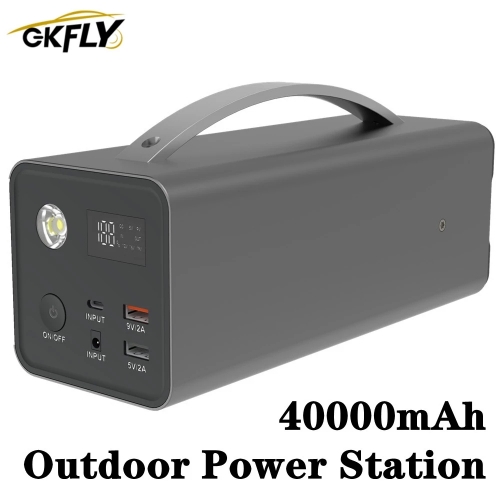 40000mAh Power Bank Outdoor Emergency 12V Car Jump Starter Battery Charger Portable Solar Generator 220V Power Station Booster