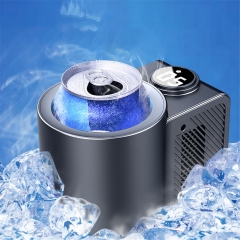 12V Car Cooling Cup Stronger Core Faster Heating Semiconductor Rapid Cold Brew Cup 2-in-1 Warmer Heater Cup Gift for Husband Father Dirvers