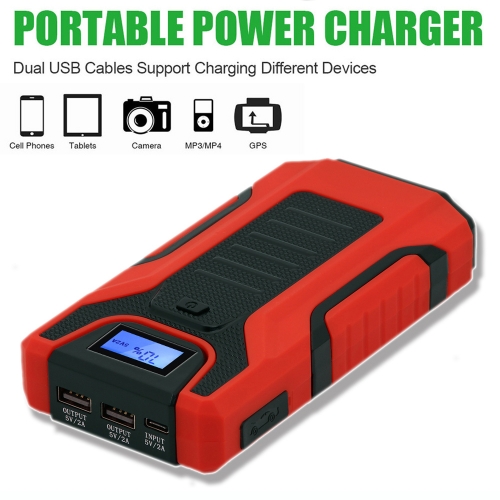 28000mah Car Jump Starter Power Bank 200-600a 12v Portable Battery Charger  Auto Emergency Booster Starting Device Jump Start