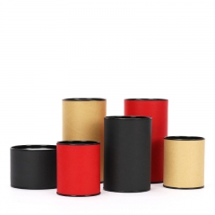 Custom Tube Luxury Boxes Wholesale Round Gift Box Kraft Paper Tea Carton Packaging Tubes