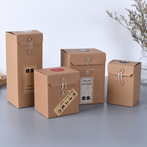 Kraft Paper Printed Box Cardboard Wholesale Chinese Gift Package for Tea Packaging Tea