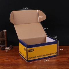 Custom Cardboard Color Printing Kraft Packaging Foldable Paper Product Corrugated Box