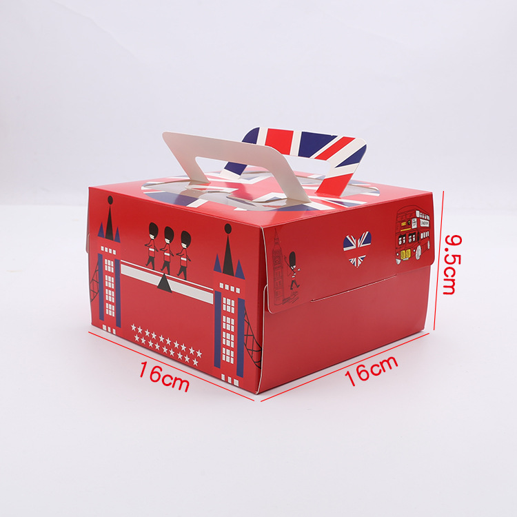 Tall Box with Window Pvc for Cake Packing Paper Wedding Cake Boxes Sri