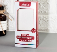 China Product Packaging Disposable Paper White Carton Small Folding Logo Custom Shape Box