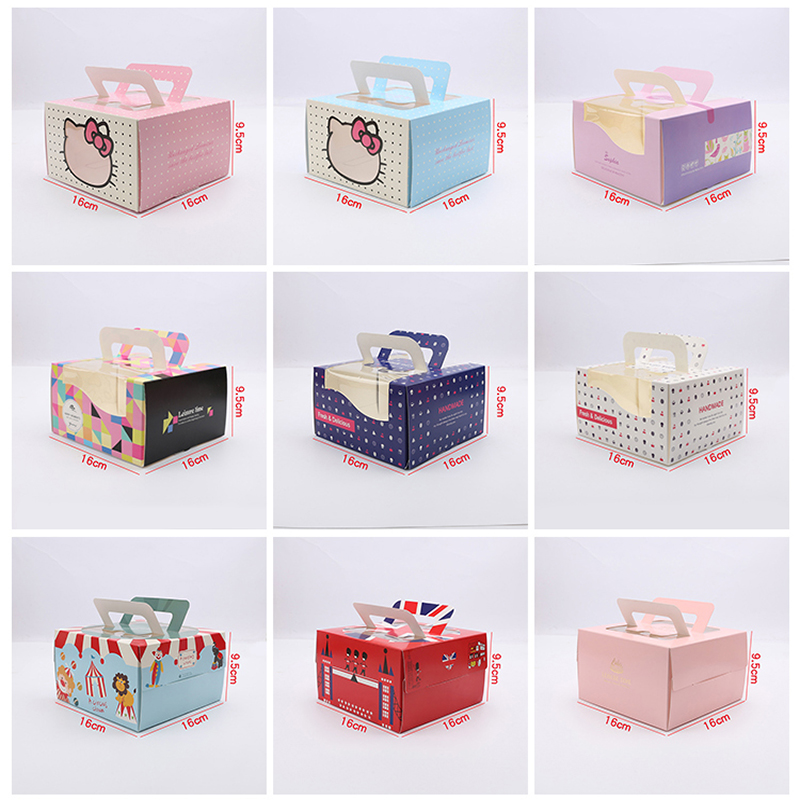 Tall Box with Window Pvc for Cake Packing Paper Wedding Cake Boxes Sri