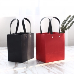 Foldable Bag Square Custom Shopping Low Cost Laminated Matte Paper Bags