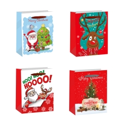 christmas paper shopping bags boy santa packaging personalized gift decoration supplies