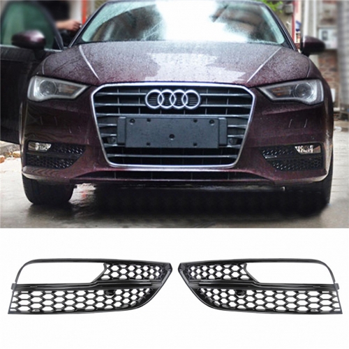 Audi fog light grill A3 8V Sportback black