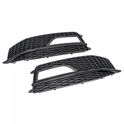 Audi fog light grill A4 B8 S Line 12-15 black