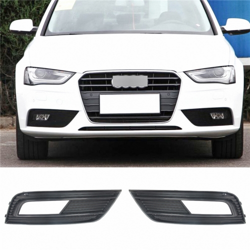 Audi fog light grill A4 B8 12-15 black