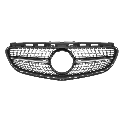 Mercedes DIAMOND Look Grill E Klasse W212 13-16 glanz schwarz