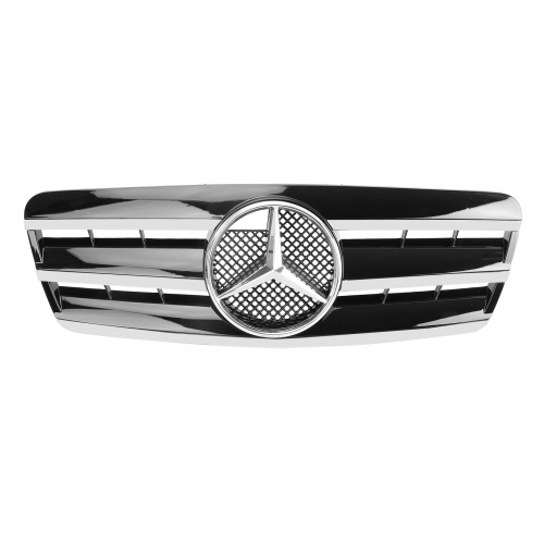für Mercedes AMG LOOK Grill E-KLASSE W207 C207 A207 GLANZ SCHWARZ Kühlergrill