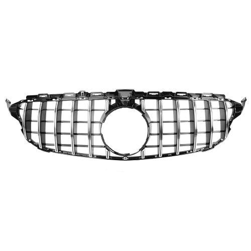 Mercedes GT Look Grill W205 S205 glanz chrom mit Kamera