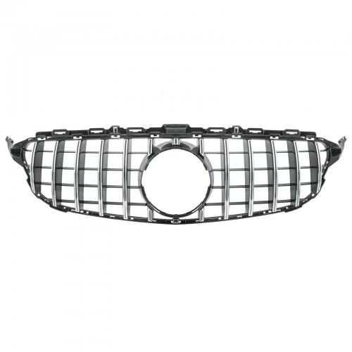 Mercedes GT Look Grill W205 S205 Limo glossy chrom