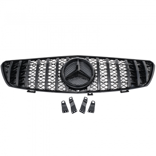 Mercedes GT LOOK Grill R Klasse W251 V251 05-10 glanz schwarz