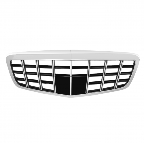 Mercedes GT Look Grill S CLASS W221 09-13 glossy chrom