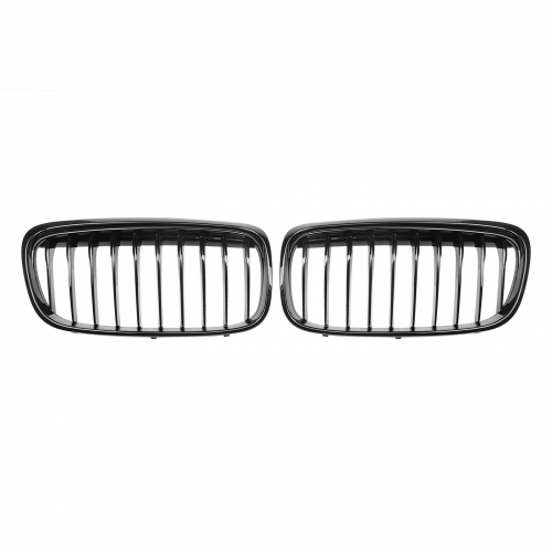 RADIATOR GRILLE KIDNEY SINGLE BAR GRILLE FOR BMW 2 SERIES F45 2013-2018 GLOSS BLACK