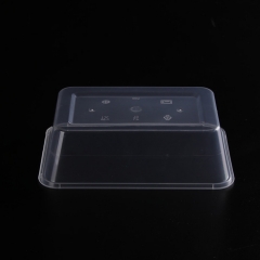 Disposable 750ml Rectangular Disposable Plastic Food Containers