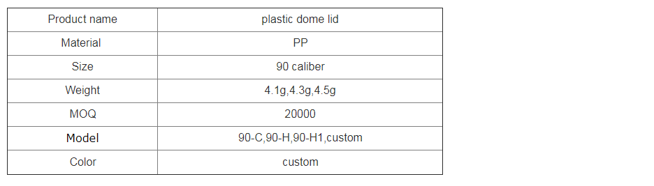 High-quality clear  lid for milk tea cup