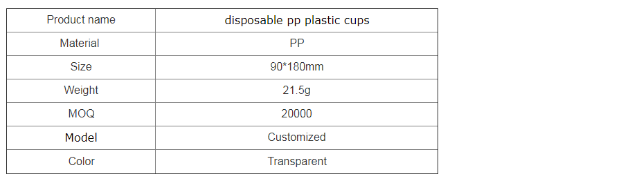 cheap disposable clear plastic milk tea drinking disposable pp milk tea cup