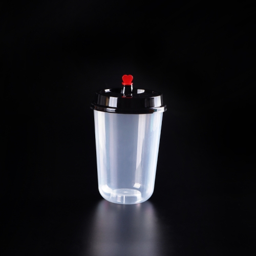 Disposable Bubble Boba Milk Tea Smoothies Cups Plastic Clear PP PET Cup