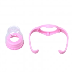 Hot sale baby bottle handles baby plastic milk bottle