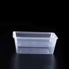 Square microwave plastic take away lunch box