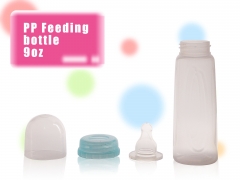 9oz pp baby plastic feeding bottle