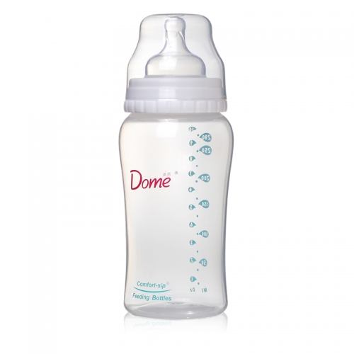 Wholesale 100z arc wide-mouth milk bottle baby breast feeding milk bottle