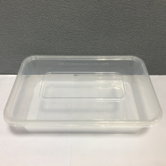 Plastic take away microwave food container