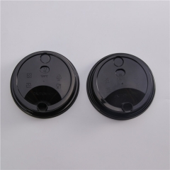 Wholesale disposable PP injection square cup fruit tea cup with lid