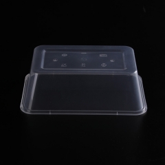 rectangular fresh keeping plastic reusable food storage container for kitchen