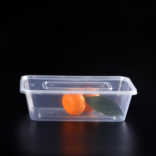disposable microwave pp plastic food container rectangular