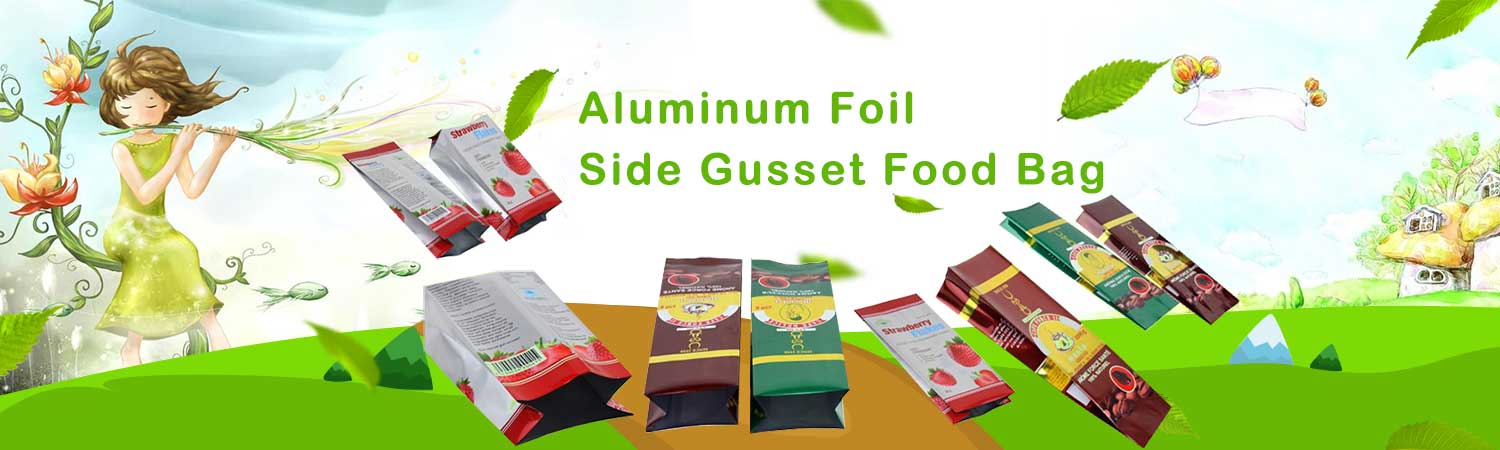 Aluminum Foil Side Gusset Food Bag