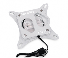 Syscooling C23 new high quality acrylic transparent cover water cooling block for computer cpu