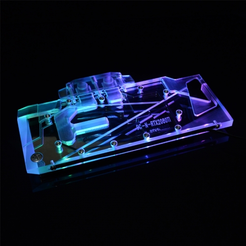 Syscooling GPU Water Block for ASUS TURBO-RTX2080-8G Gaming Full Cover Graphics Card water cooler