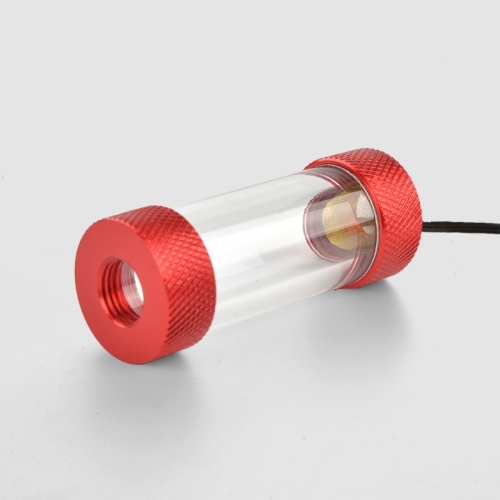 Syscooling aluminum acrylic water cooling filter G1/4 inner thread liquid filter for PC hard tube water cooling system