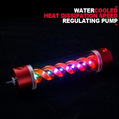 Syscooling ART32 water cooling coolant resrvoir transparent T virus reservoir with RGB light