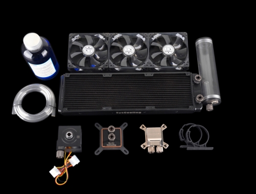 Syscooling high performance cooling system computer cpu and gpu water cooling kit