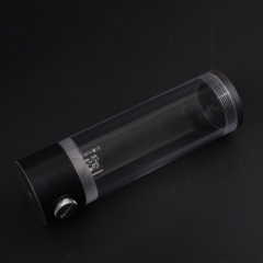 Syscooling Water Tank Transparent Cylindrical Acrylic 130mm ART14 for liquid cooling system