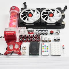Syscooling hard tube water cooling kit for PC CPU water cooling system with RGB suport CPU liquid cooling