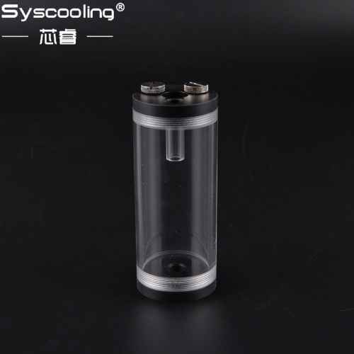 Syscooling Water Tank Transparent Cylindrical Acrylic ART16 for liquid cooling system!!!